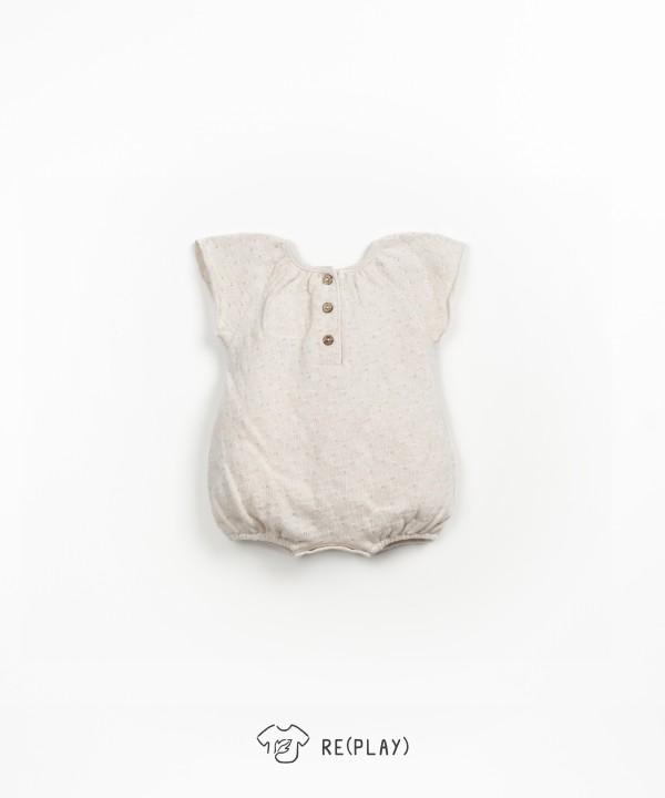 Jumpsuit with a blend of regenerative cotton and recycled cotton