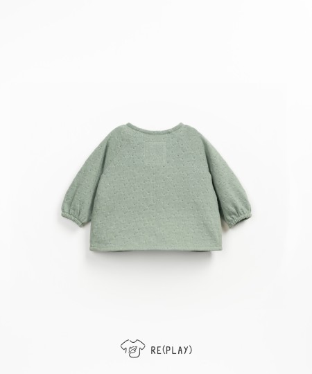 Giacca in maglia con filo Re(Play)