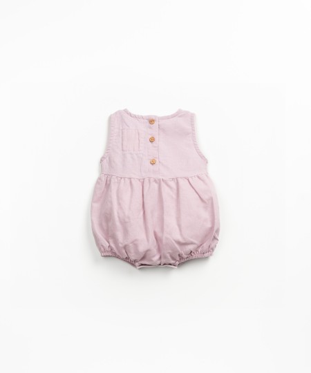 Tuta in lino e cotone biologico