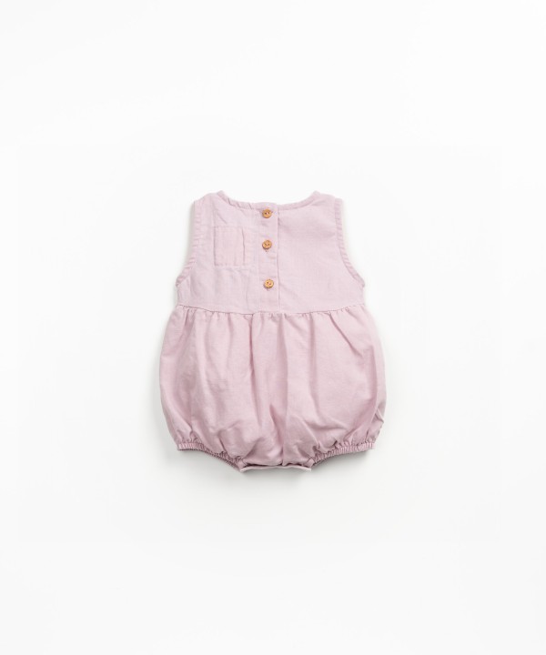 Linen and organic cotton jumpsuit