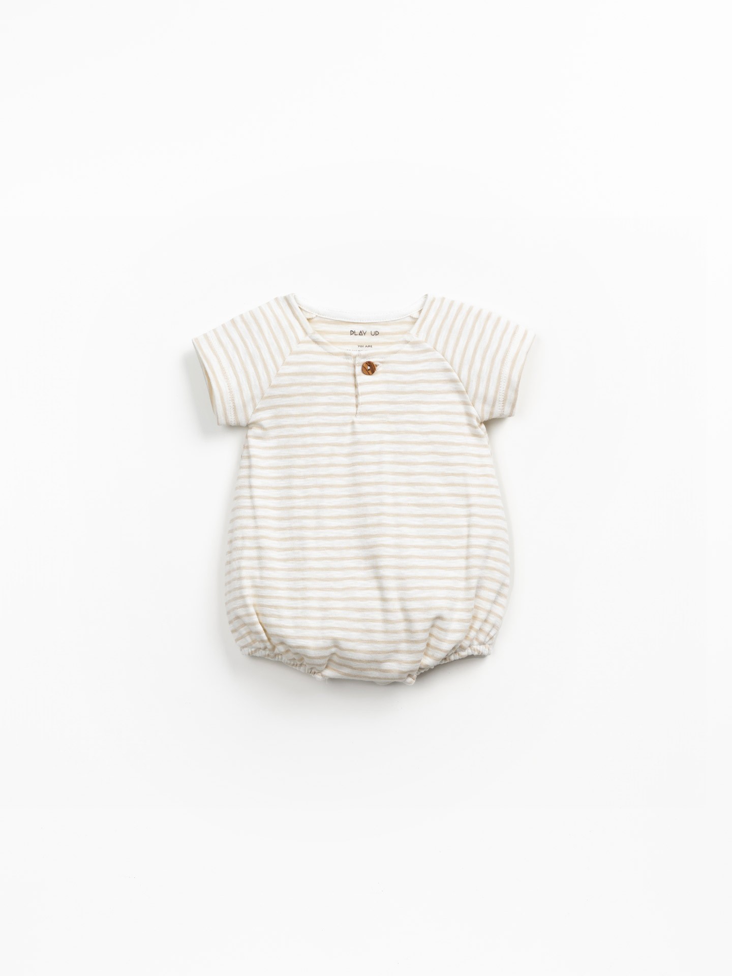 Striped jumpsuit in organic cotton