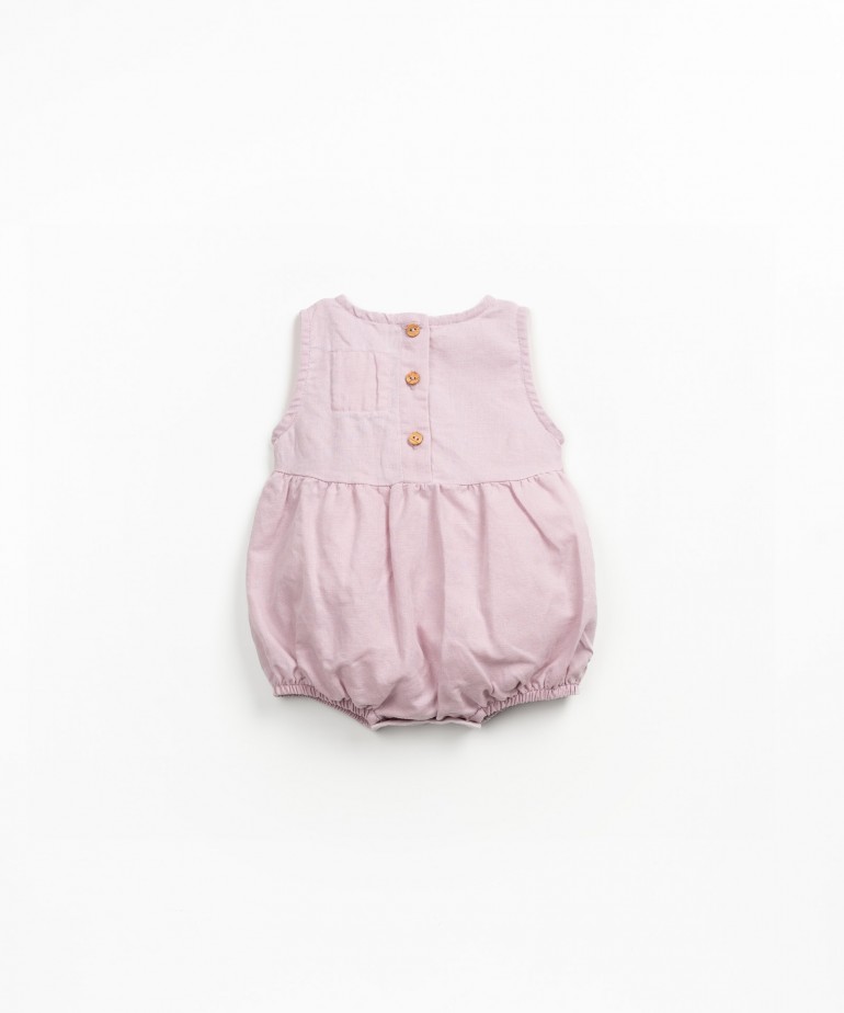 Tuta in lino e cotone biologico