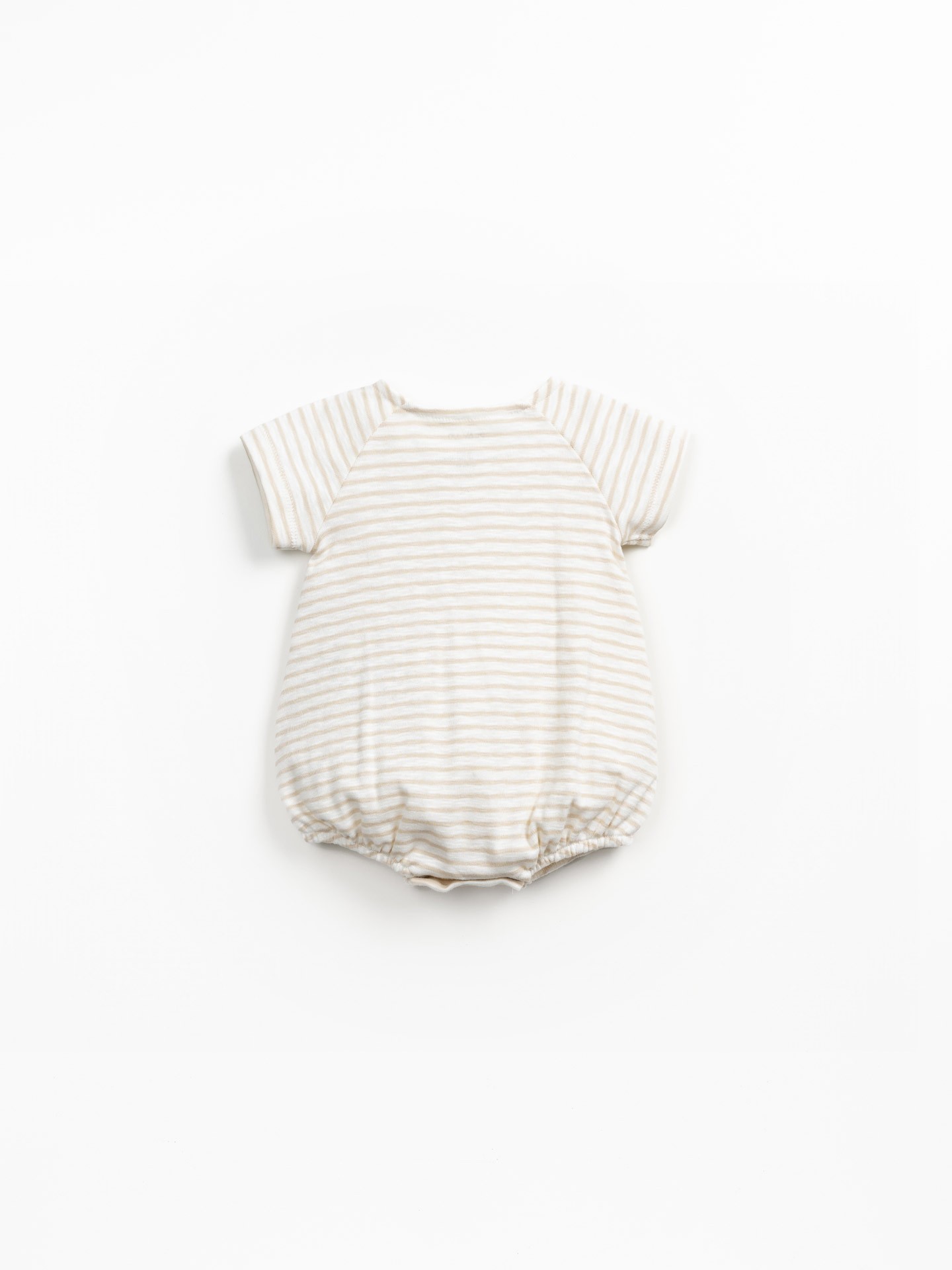 Striped jumpsuit in organic cotton