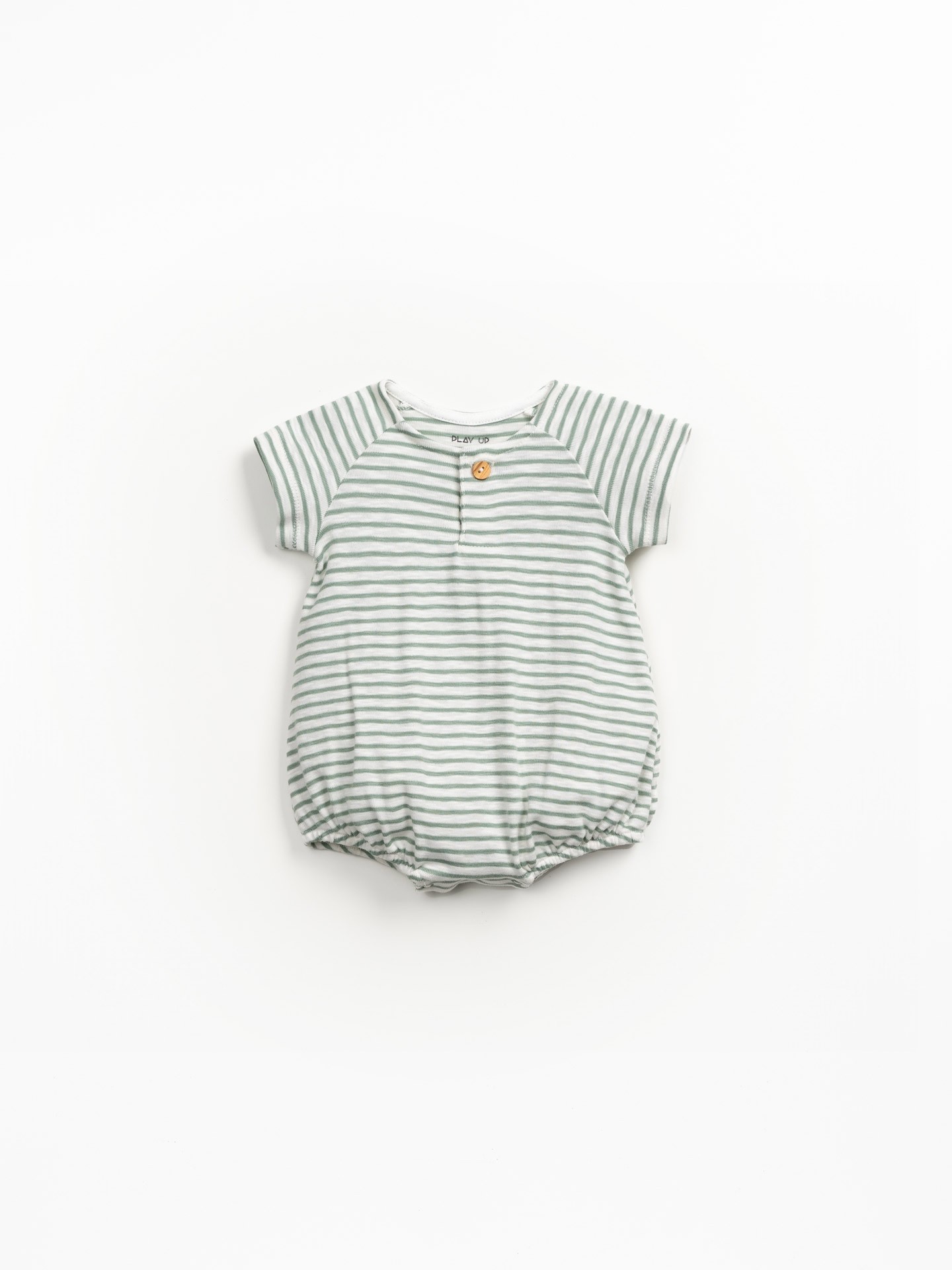 Striped jumpsuit in organic cotton