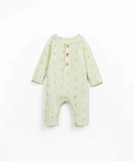 Mono con estampado de alcachofas