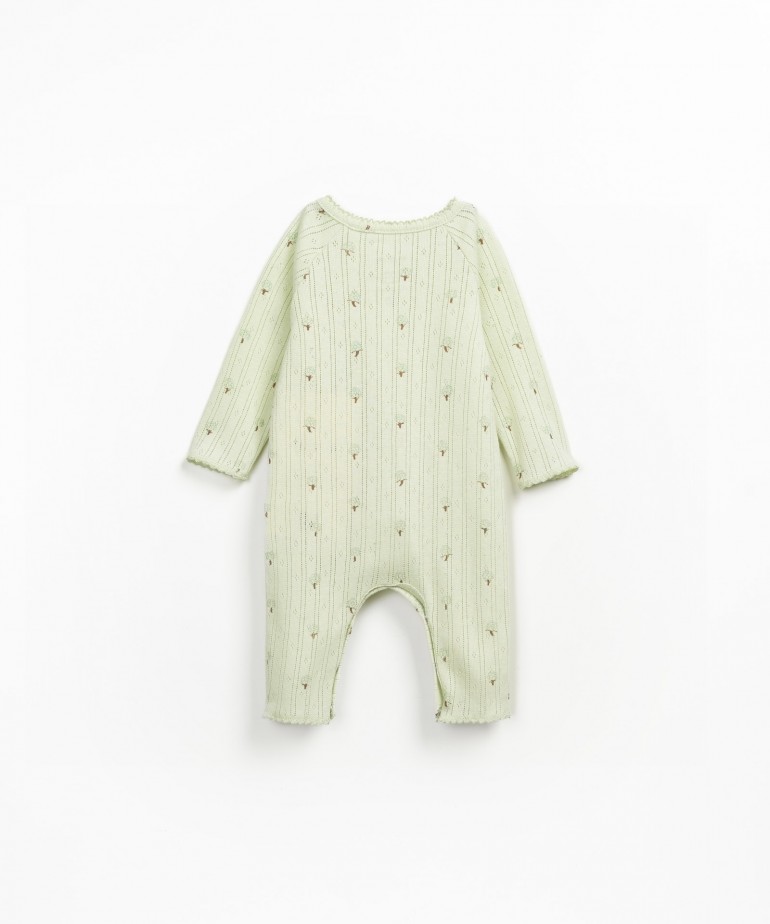 Macaco com estampado de alcachofras