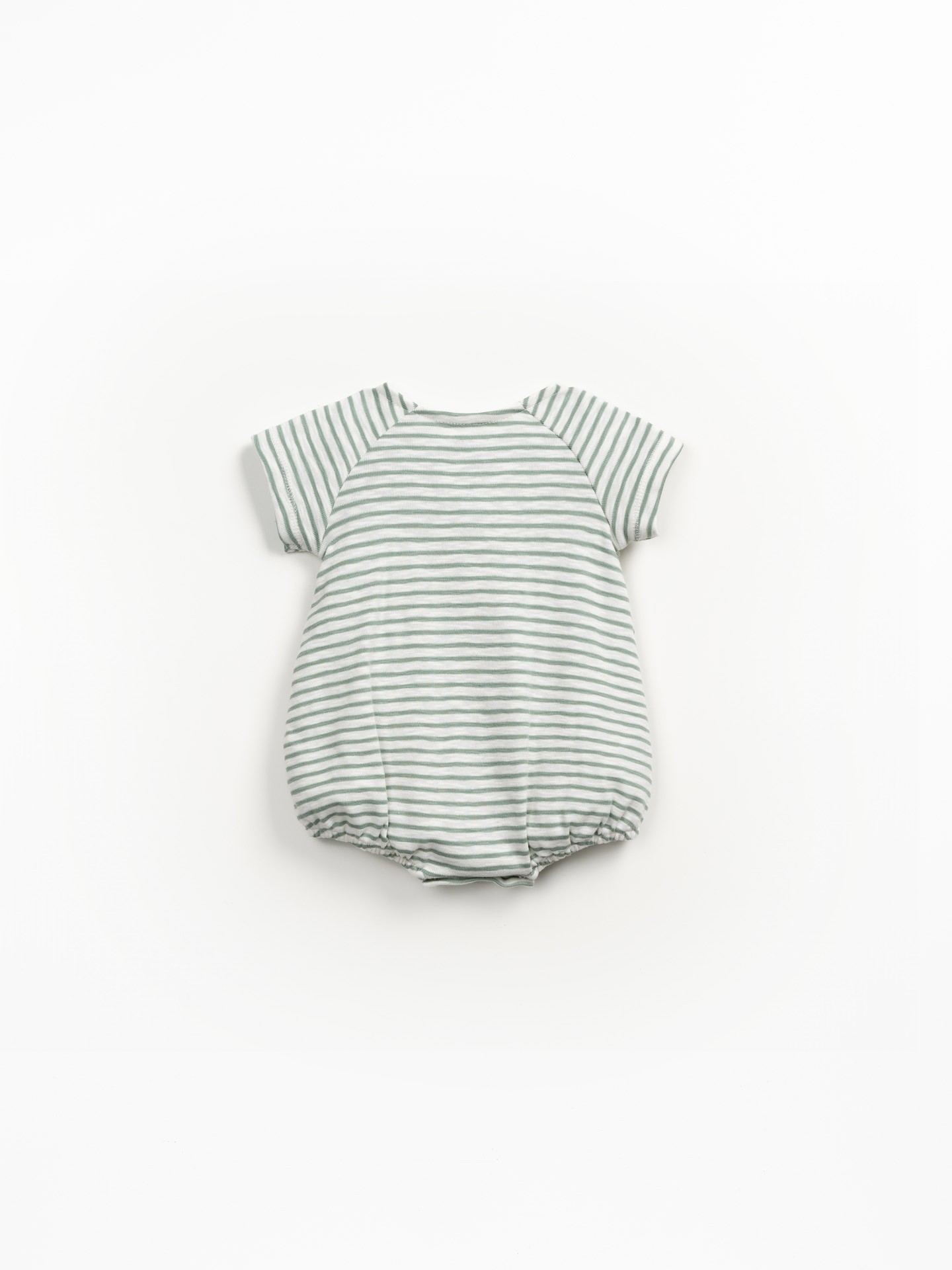 Striped jumpsuit in organic cotton