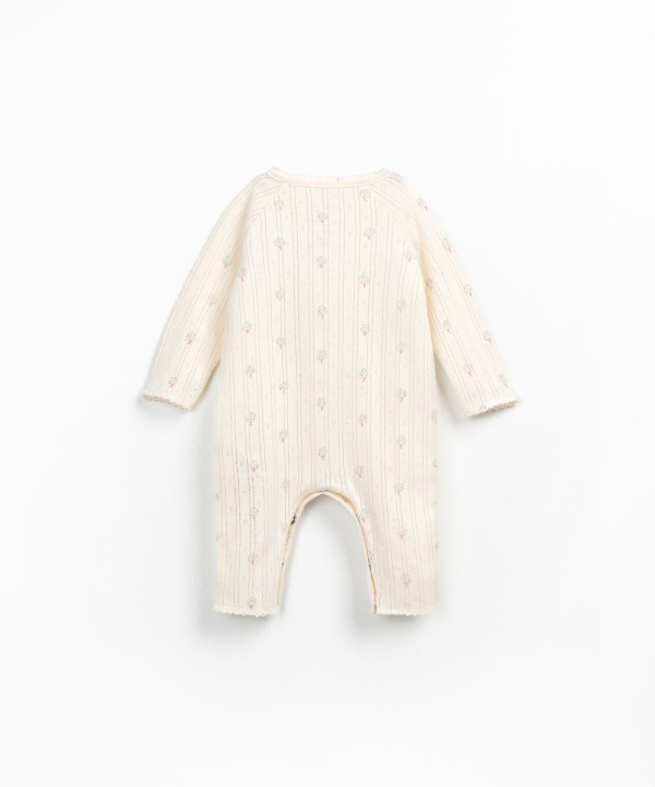 Jumpsuit with artichoke print