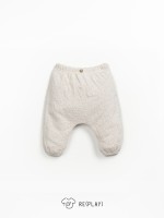 Jersey trousers with Re(Play) yarn