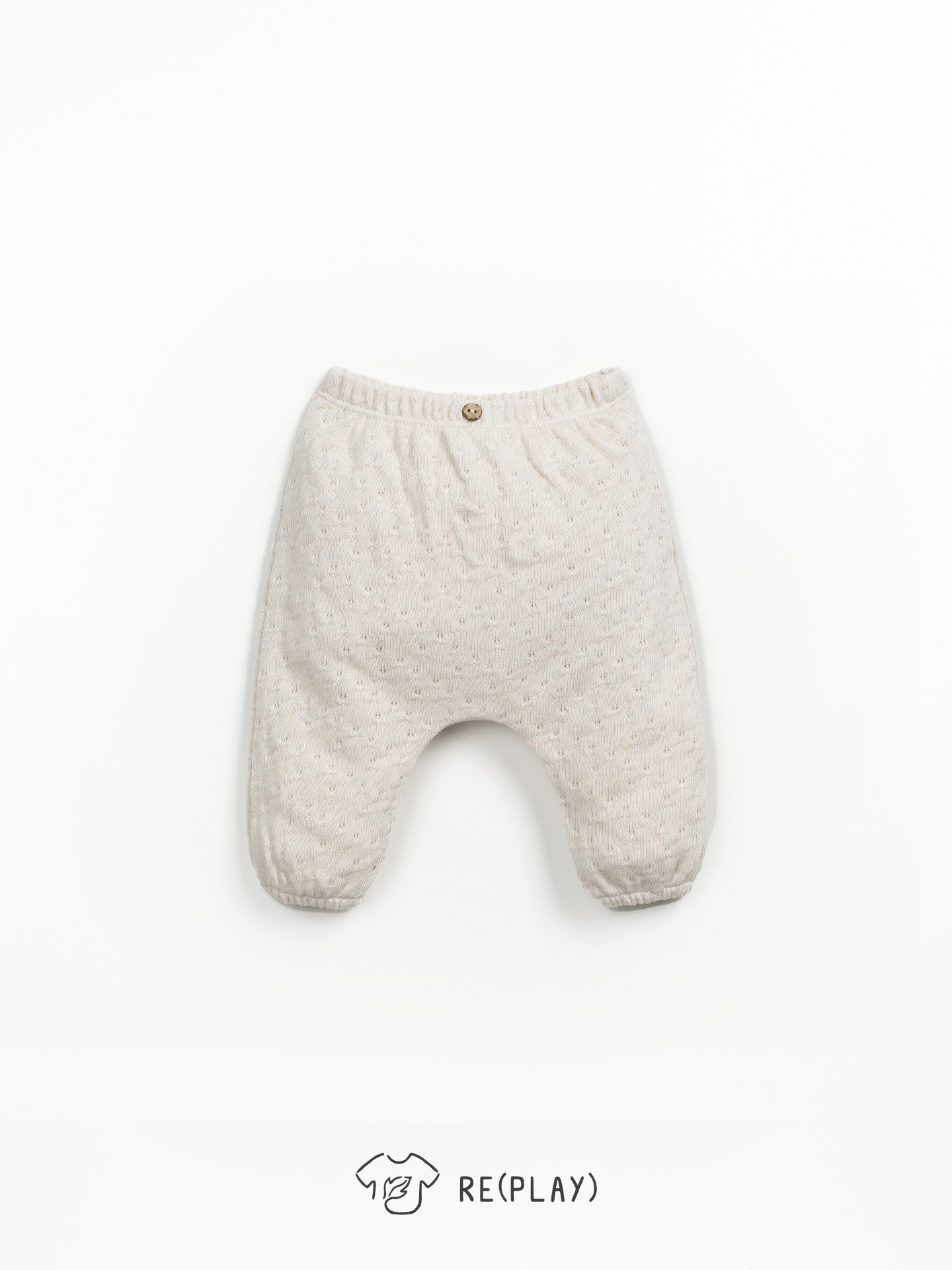 Jersey trousers with Re(Play) yarn