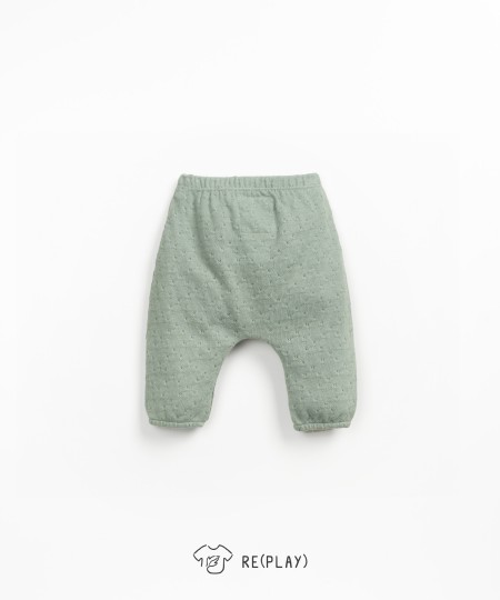 Pantaloni in maglia con filato Re(Play)