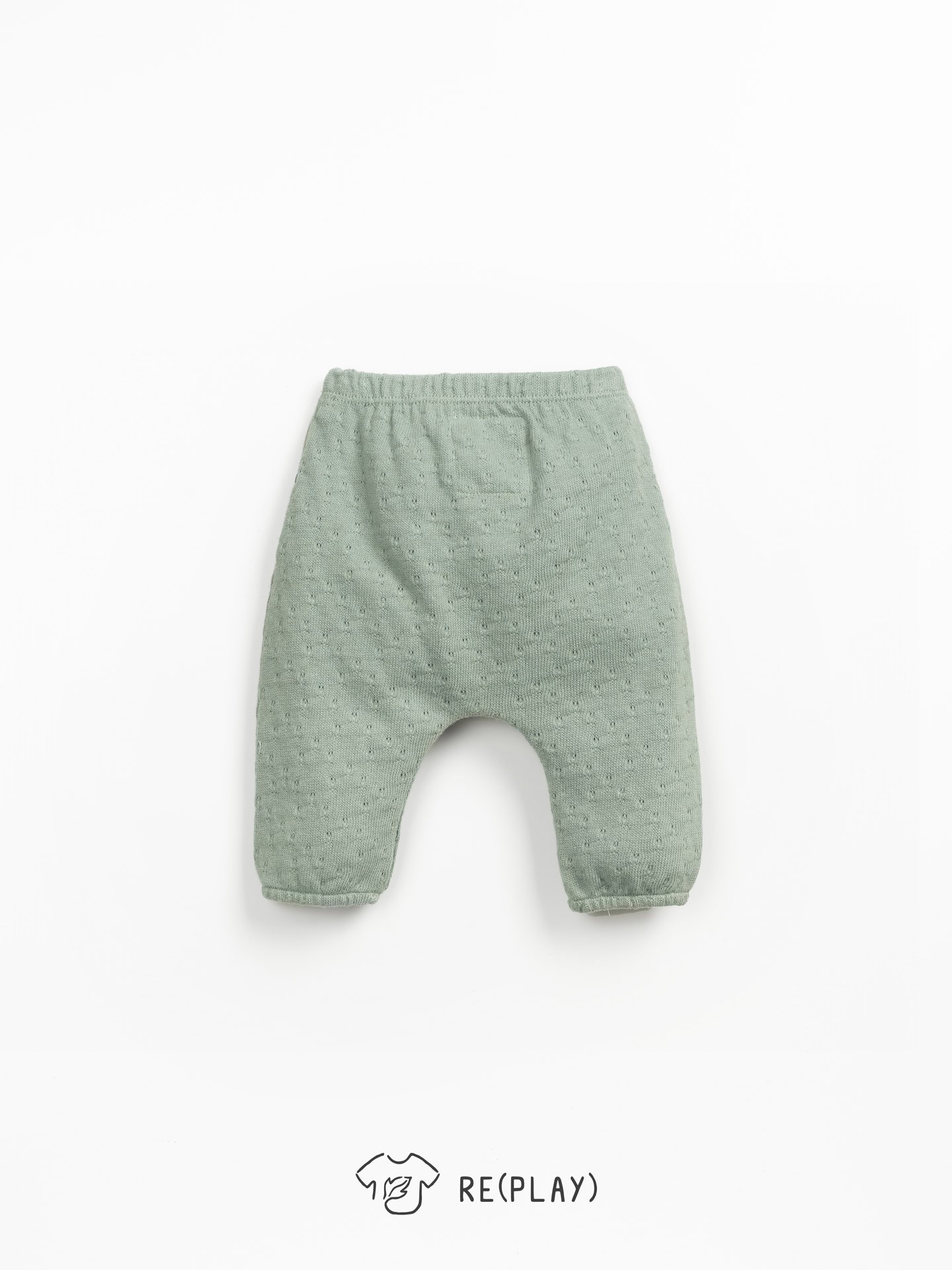 Jersey trousers with Re(Play) yarn