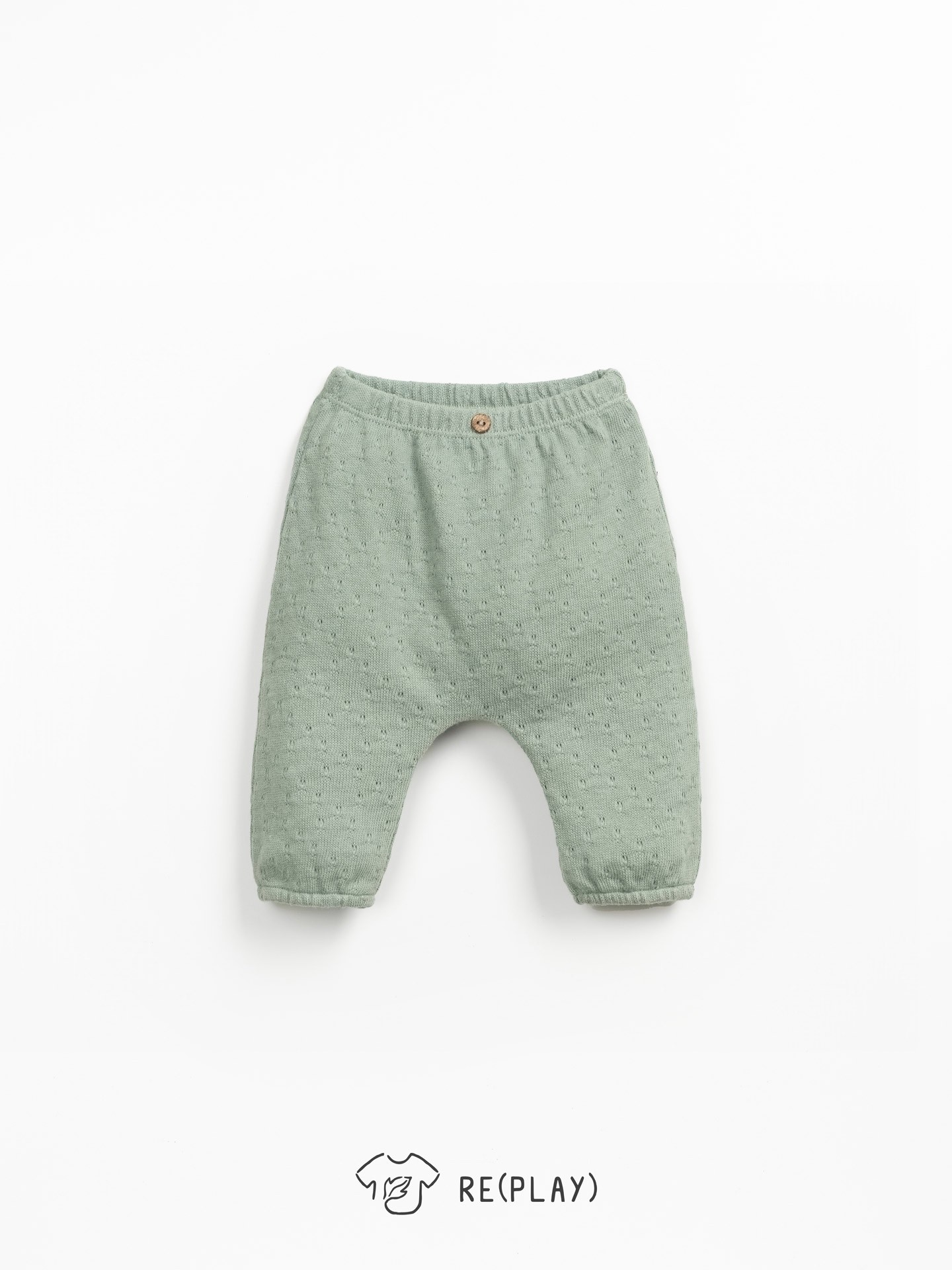Jersey trousers with Re(Play) yarn