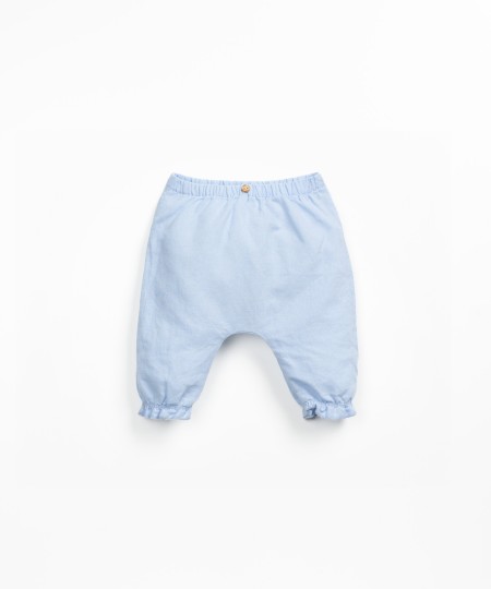 Cal�a de tecido em linho e algod�o org�nico 