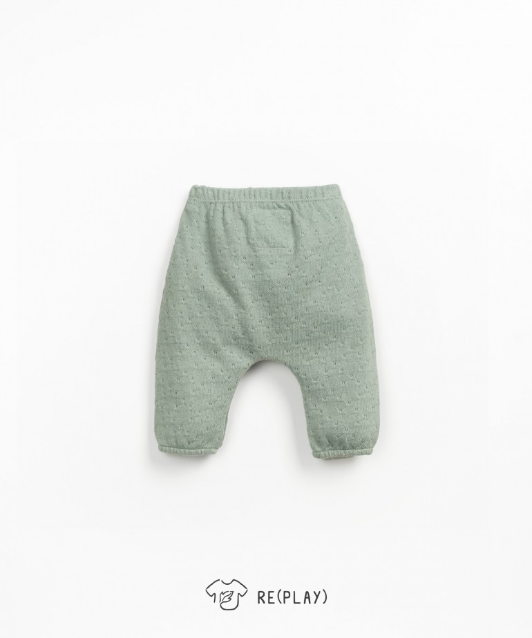 Pantaloni in maglia con filato Re(Play)