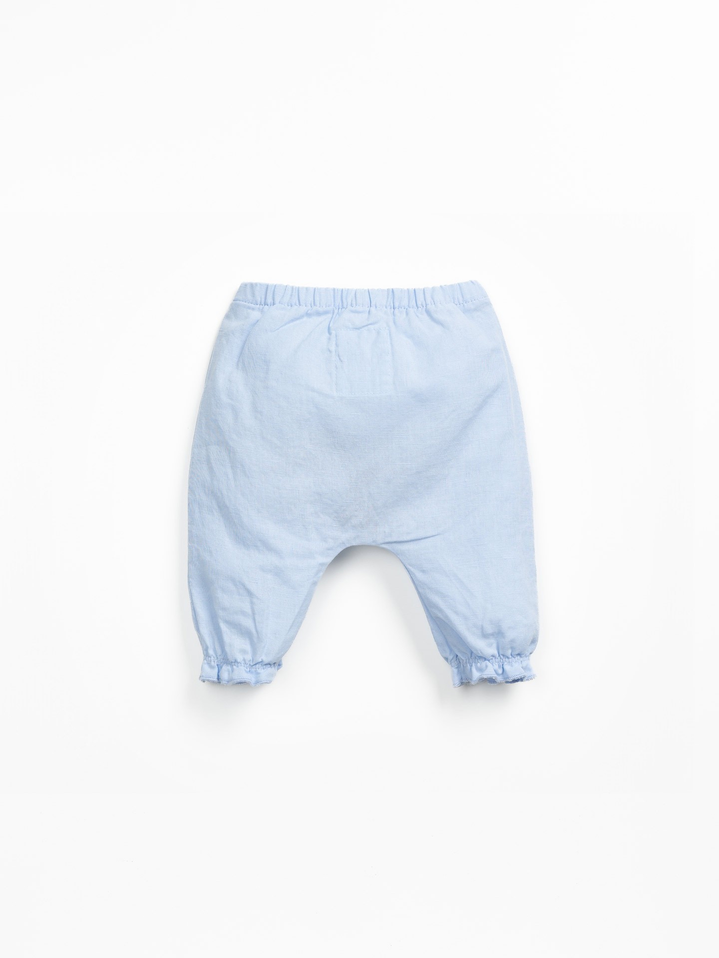 Pantaloni in tessuto di lino e cotone biologico