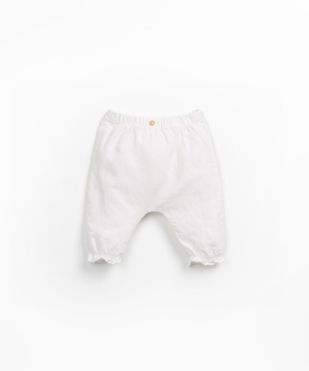 Cal�a de tecido em linho e algod�o org�nico 