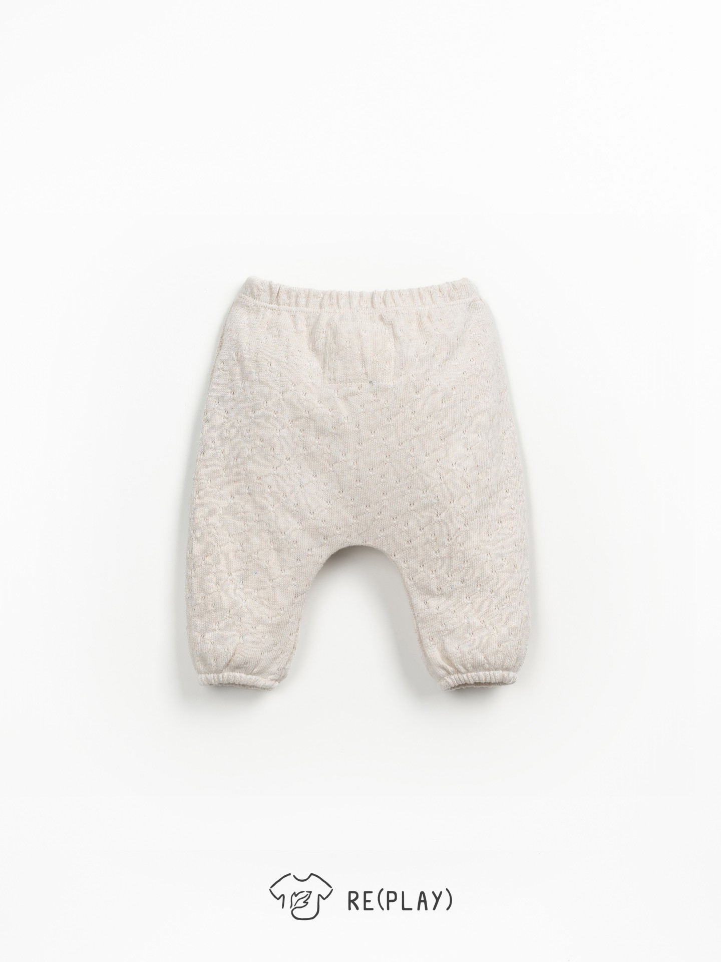 Jersey trousers with Re(Play) yarn