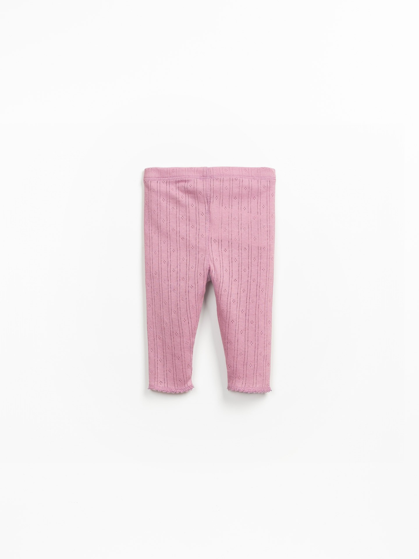 Leggings in maglina con misto cotone riciclato e cotone biologico