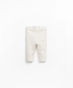 Leggings a rayas en algodn orgnico