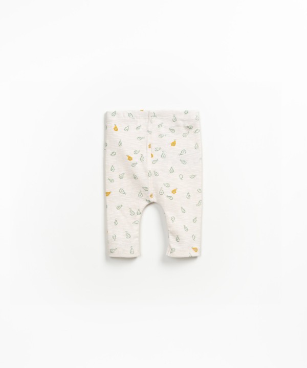 Leggings with pear print