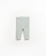 Leggings s riscas em algodo orgnico