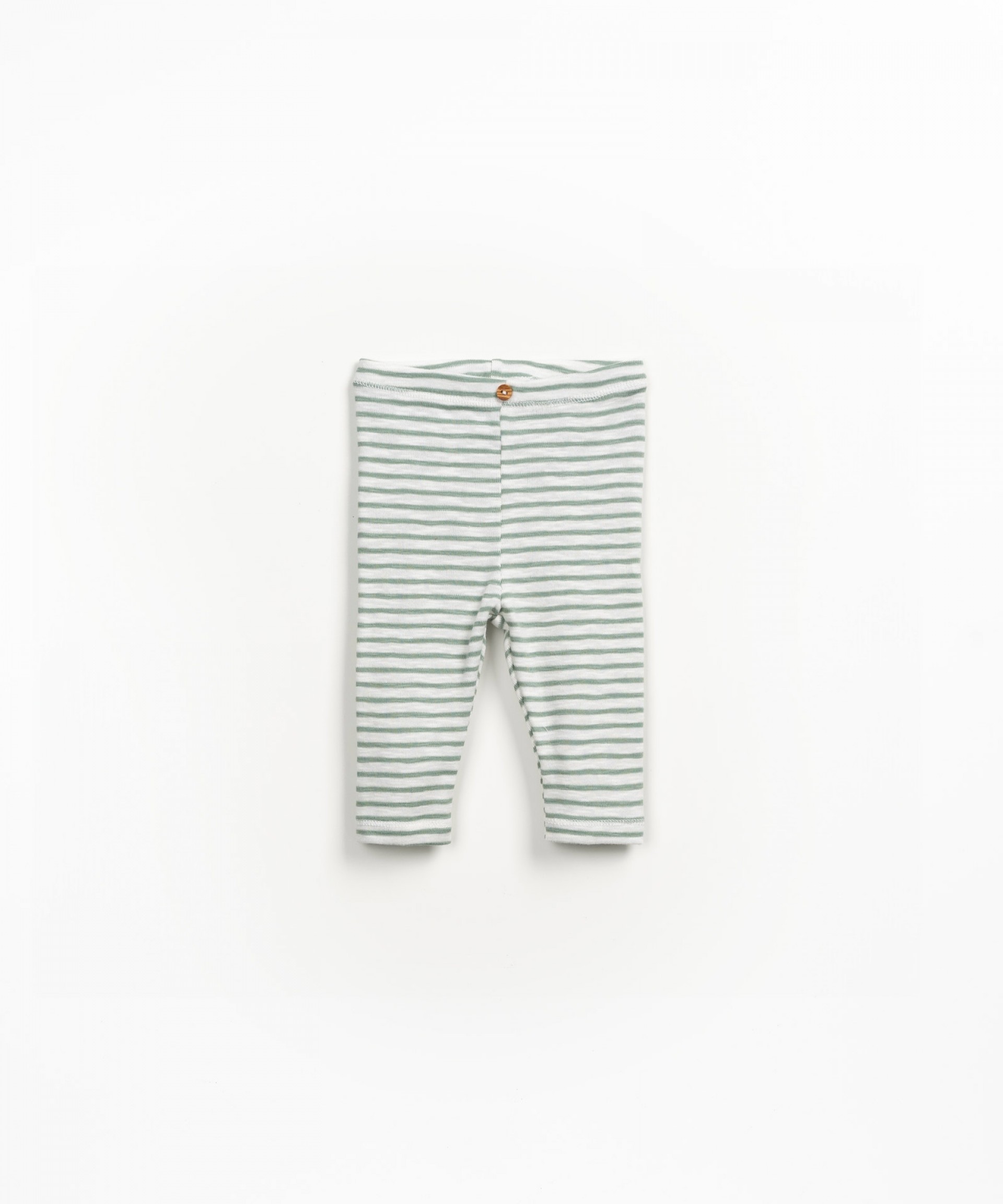 Leggings s riscas em algodo orgnico