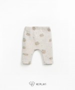 Leggings com estampado de morangos