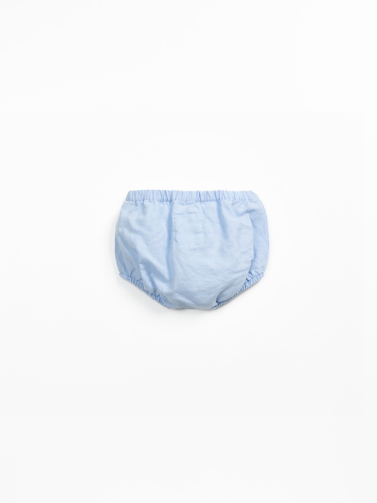 Fabric shorts with linen and organic cotton
