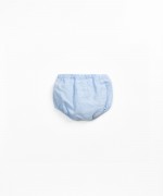 Fabric shorts with natural fibers