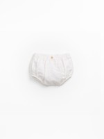 Fabric shorts with linen and organic cotton