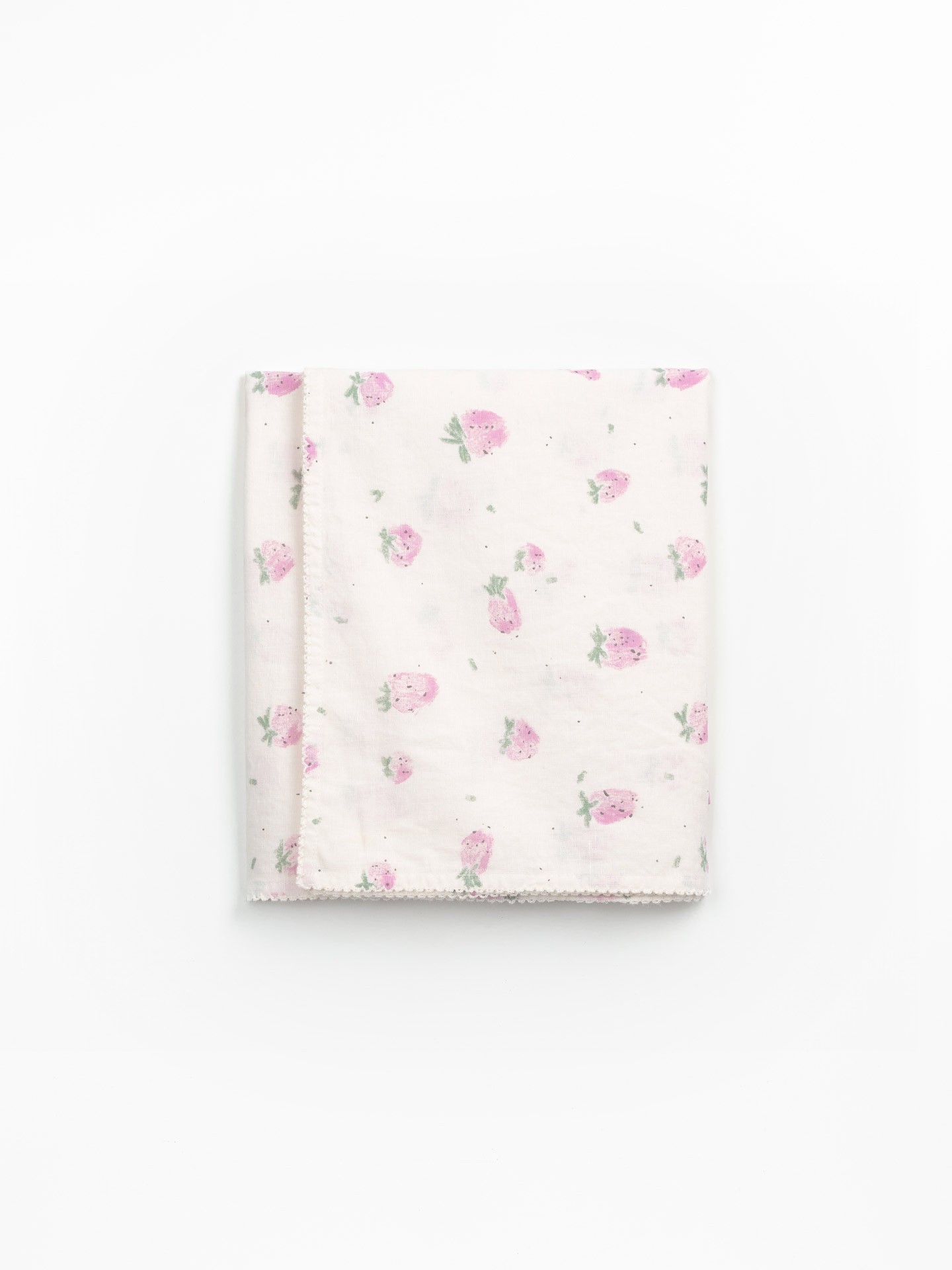 Mussola con stampa di fragole