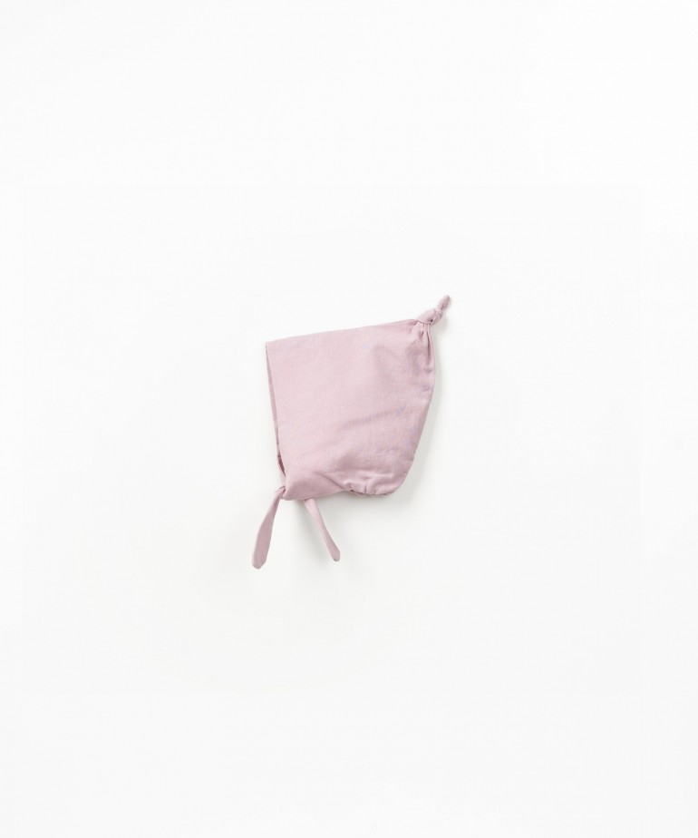Bonnet en tissu de lin et coton biologique