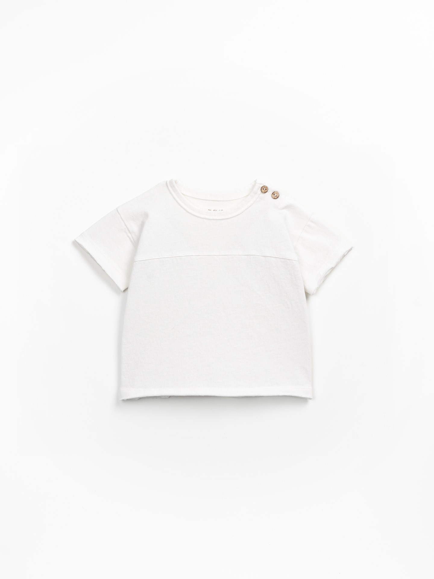 T-shirt in organic cotton and recycled cotton