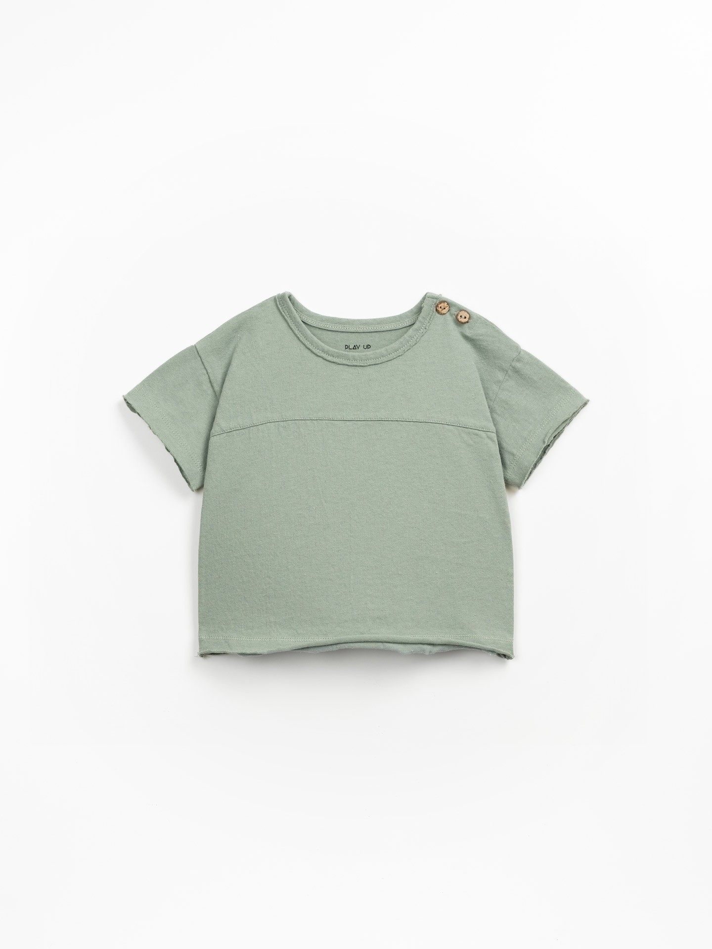 T-shirt in organic cotton and recycled cotton