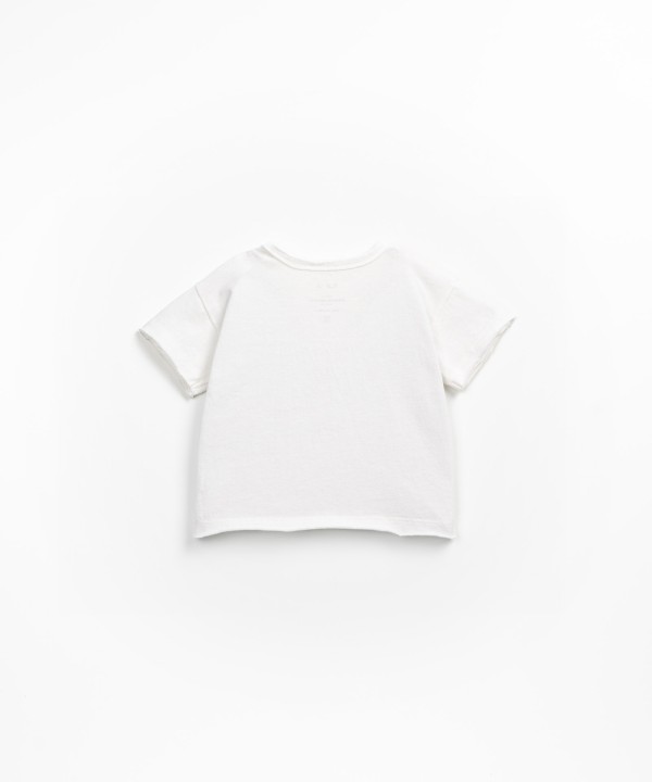 T-shirt in organic cotton and recycled cotton