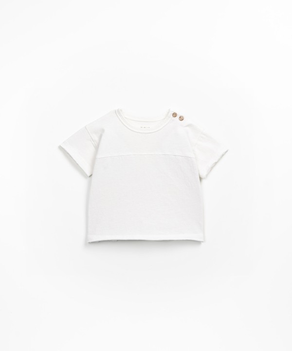 T-shirt in organic cotton and recycled cotton