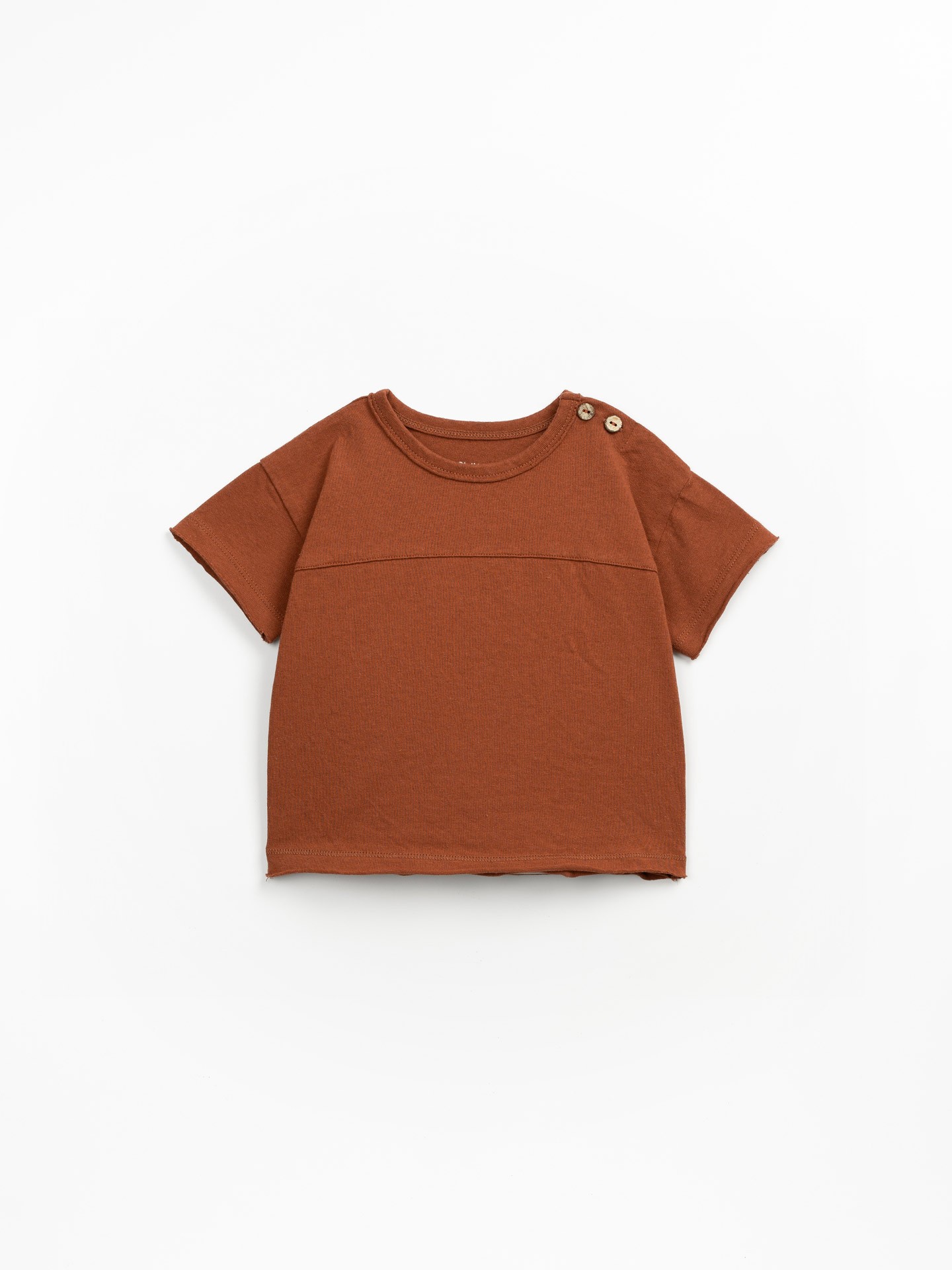 T-shirt in organic cotton and recycled cotton