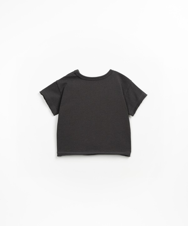 T-shirt in organic cotton and recycled cotton