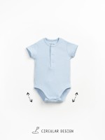 Body de algod�n org�nico acanalado