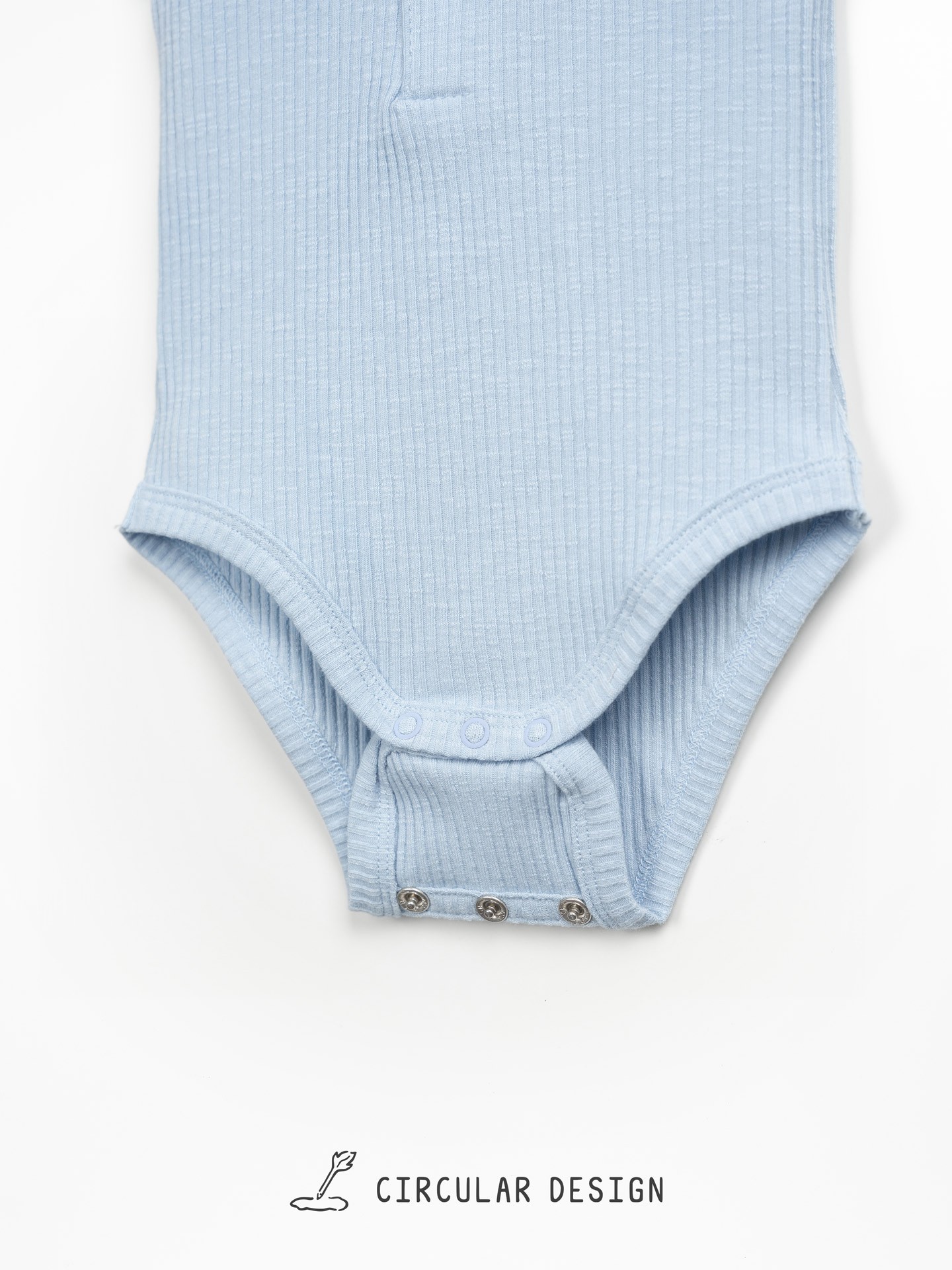 Body de algodón orgánico acanalado