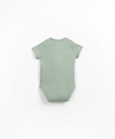 Body de algodón orgánico acanalado