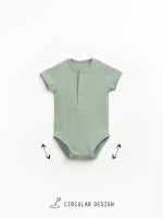 Body de algod�n org�nico acanalado