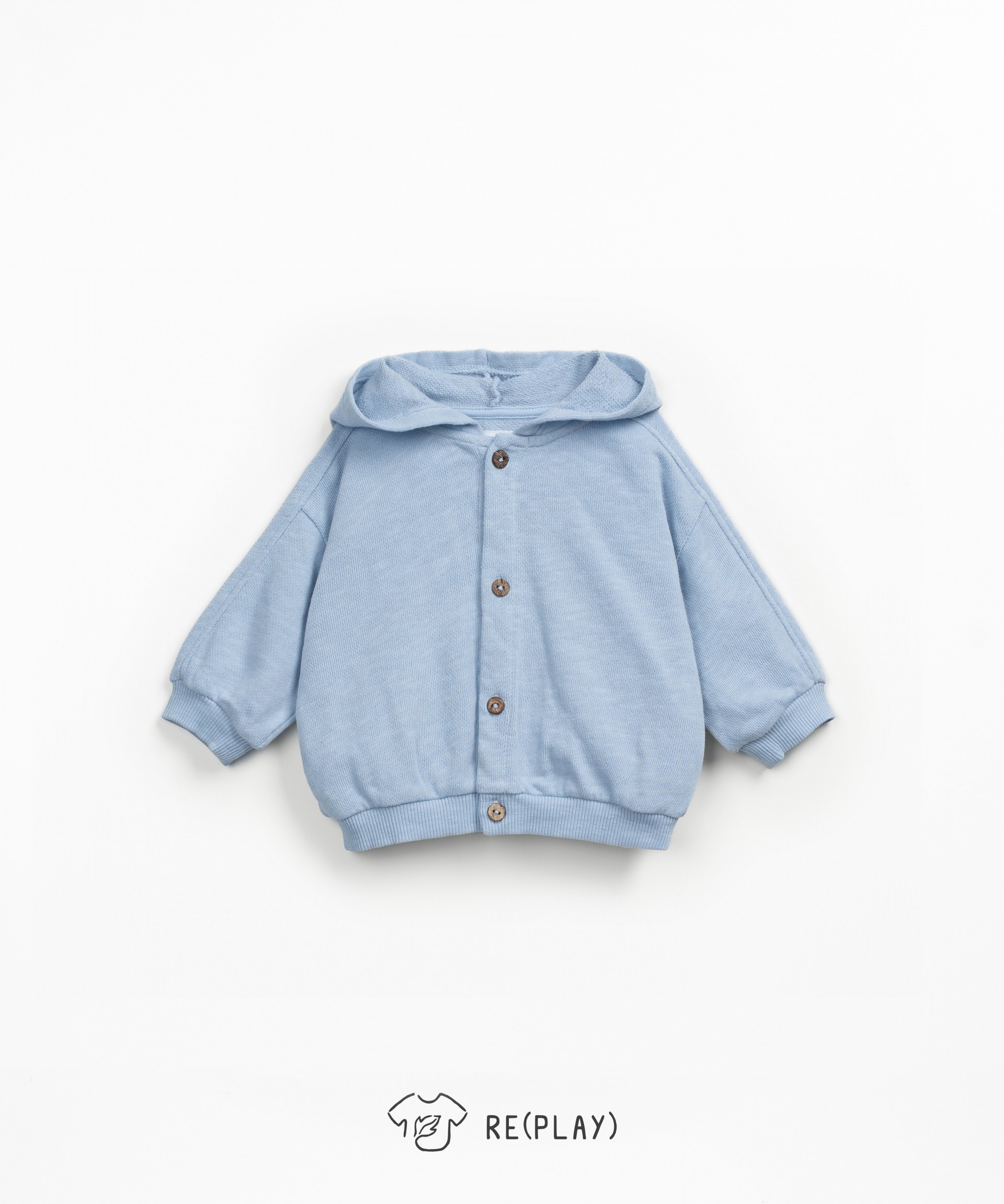 Chaqueta de punto con capucha