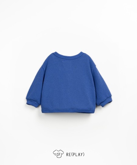 Cardigan in maglia con filato Re(Play)