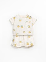 Pijama con estampado de naranjas