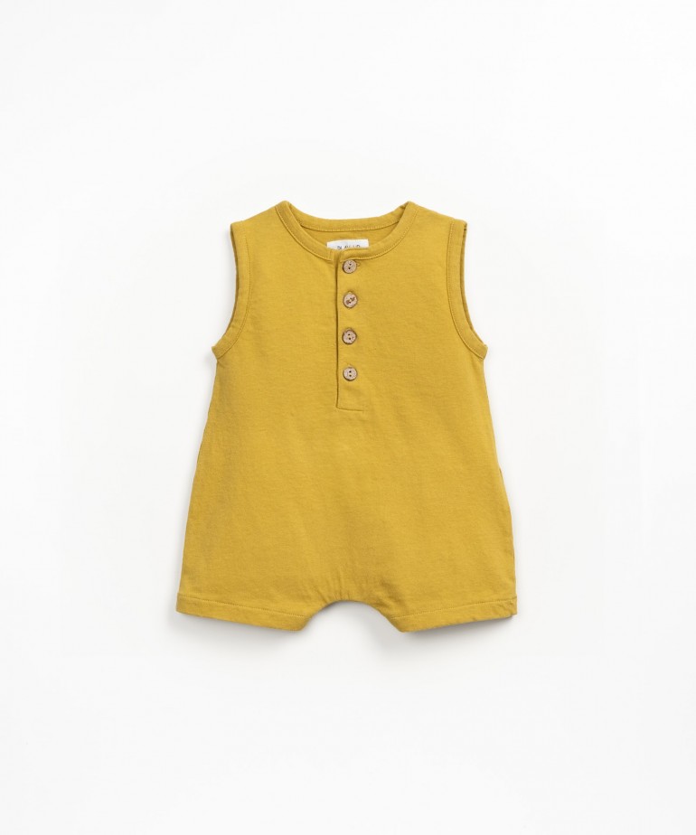 Jumpsuit in a mixture of organic cotton and recycled cotton