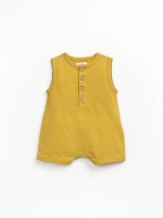 Macac�o com mistura de algod�o org�nico e algod�o reciclado