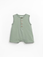 Macac�o com mistura de algod�o org�nico e algod�o reciclado