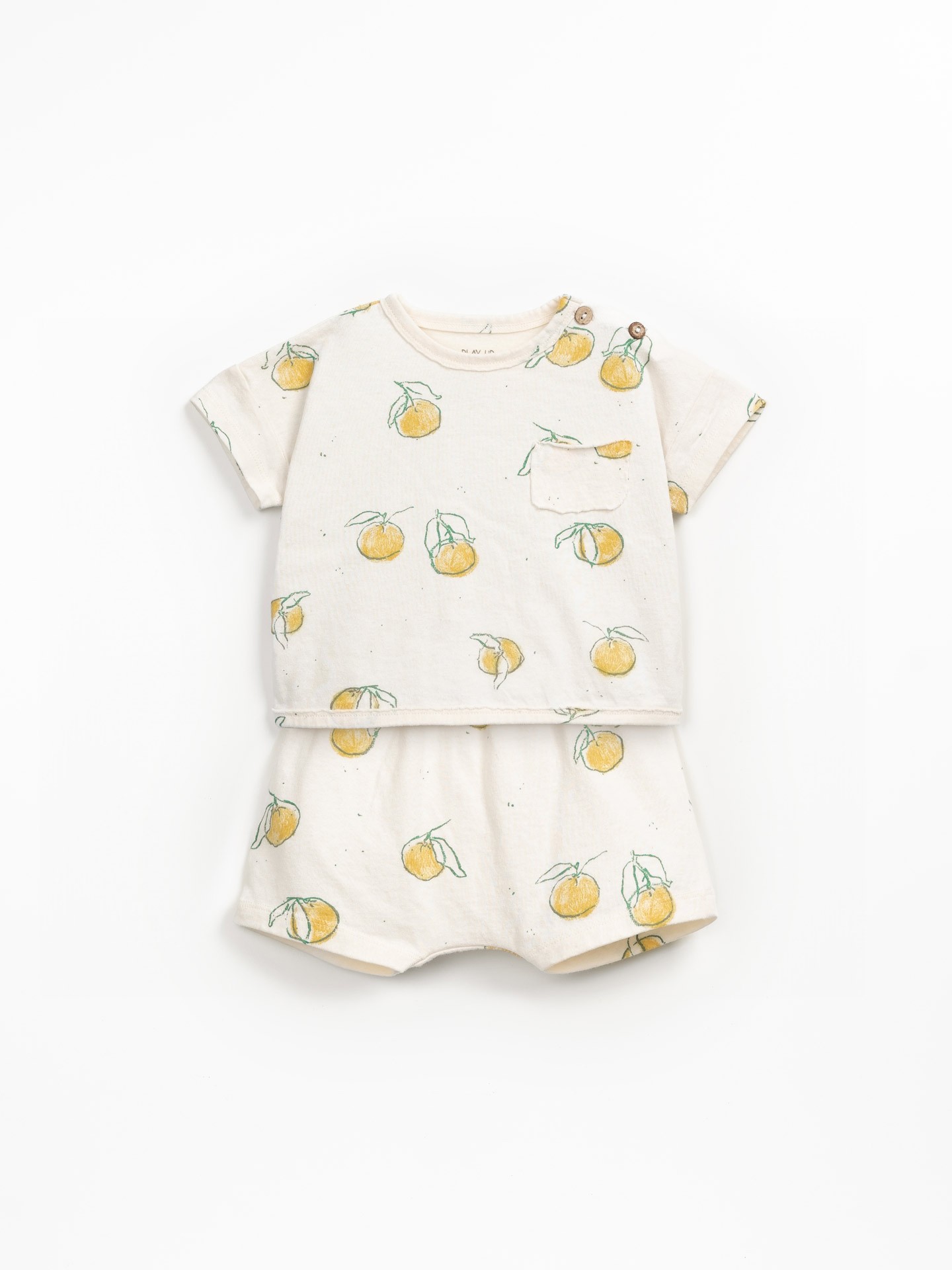 Pijama con estampado de naranjas